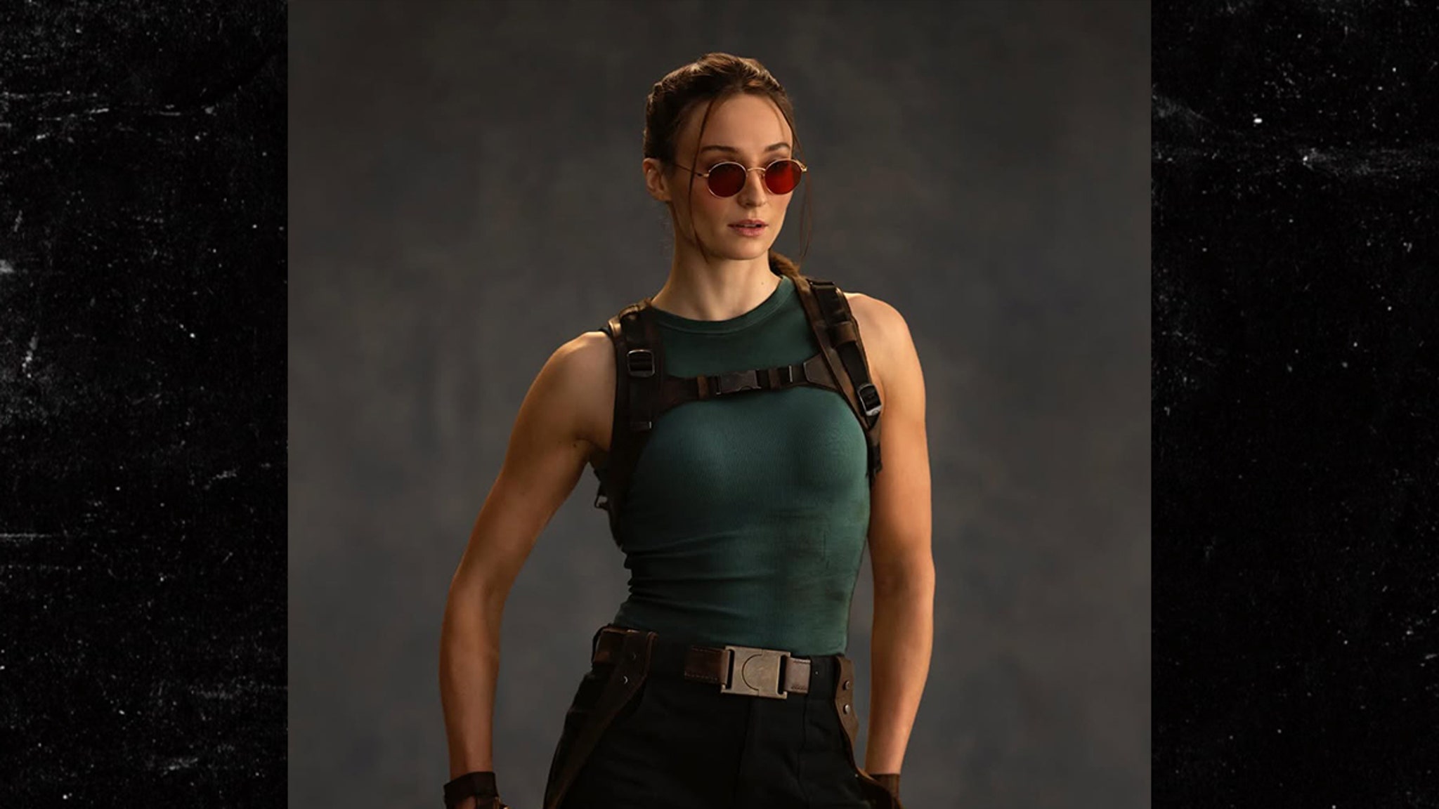 Sophie Turner Channels Lara Croft in First Look at 'Tomb Raider' Reboot