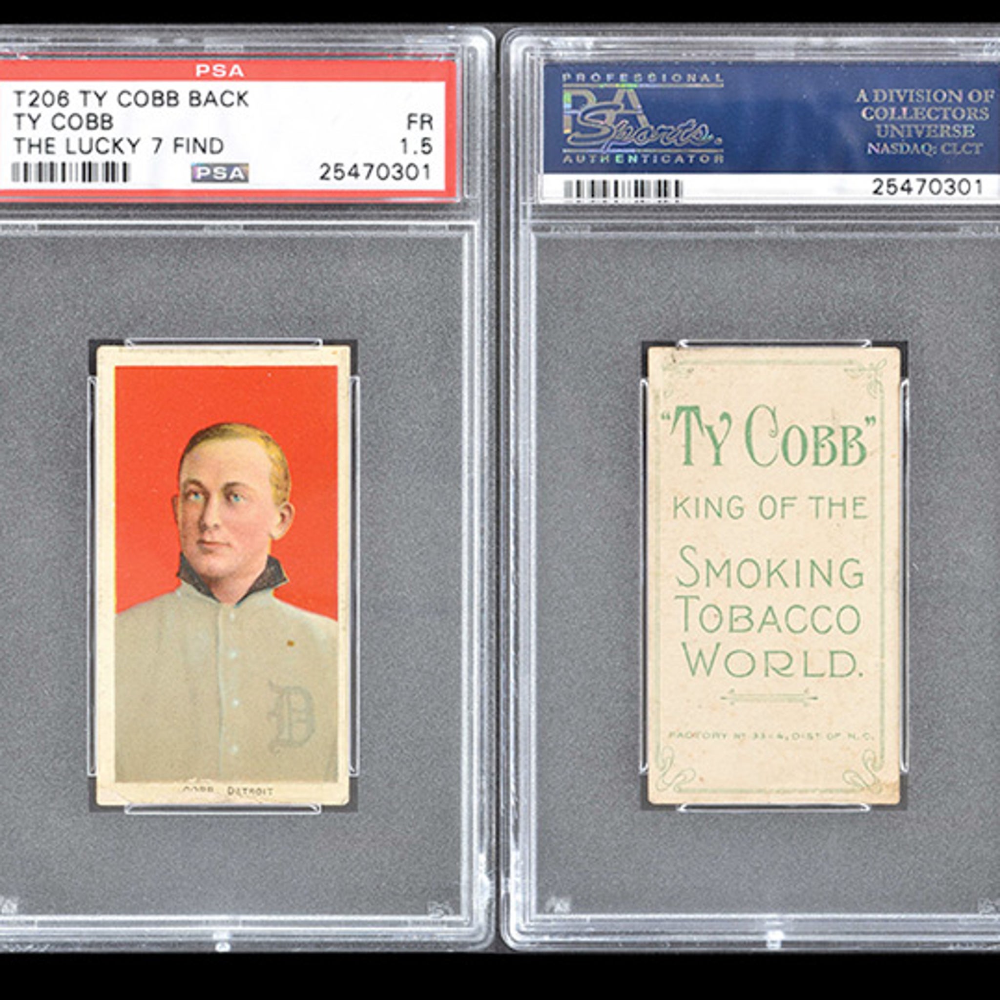 Family that found 7 rare Ty Cobb baseball cards find another one