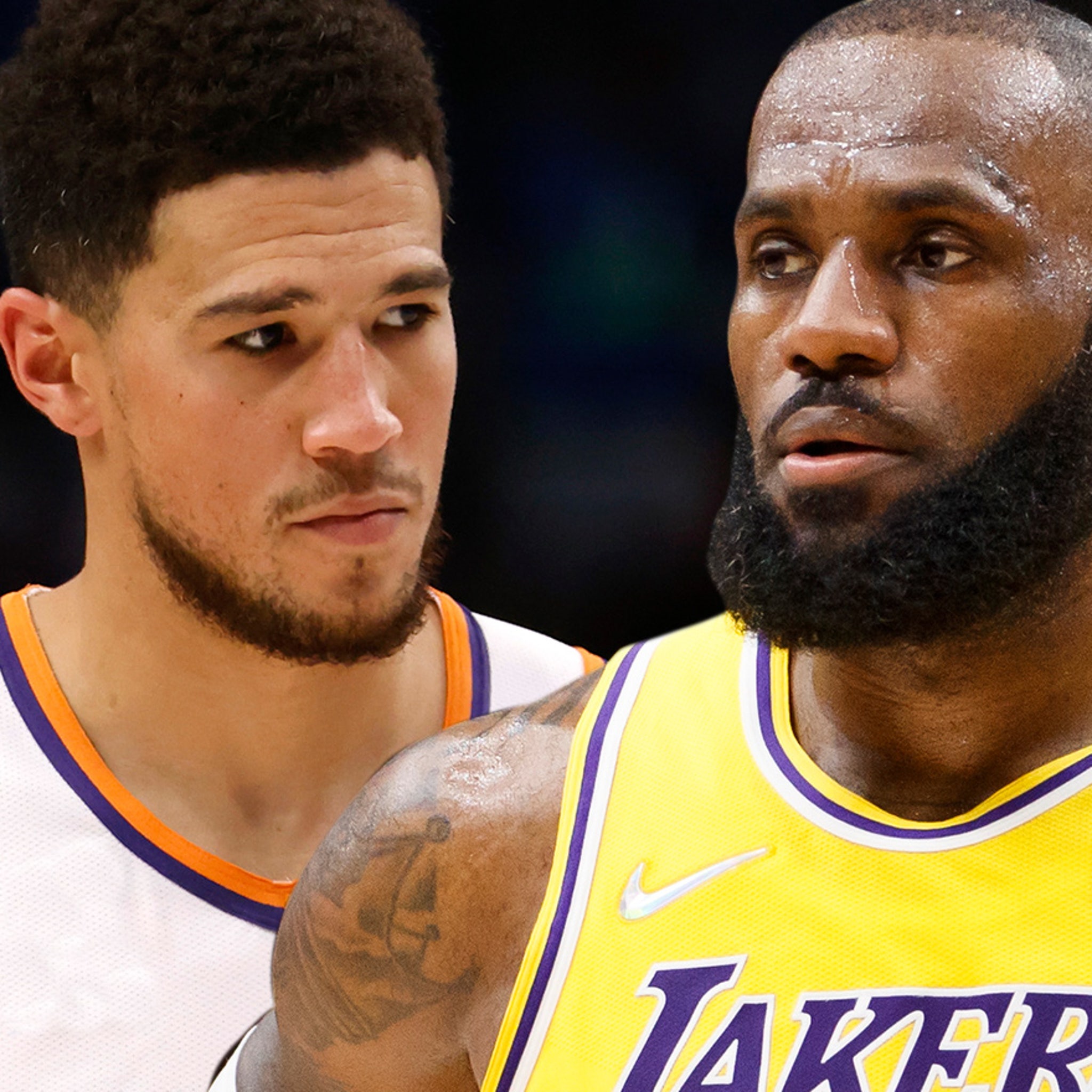 LeBron James reacts to Devin Booker going 'NUTSO' for Suns with 58