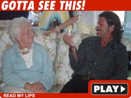 Barbara Bush & Lorenzo Lamas: Click to watch