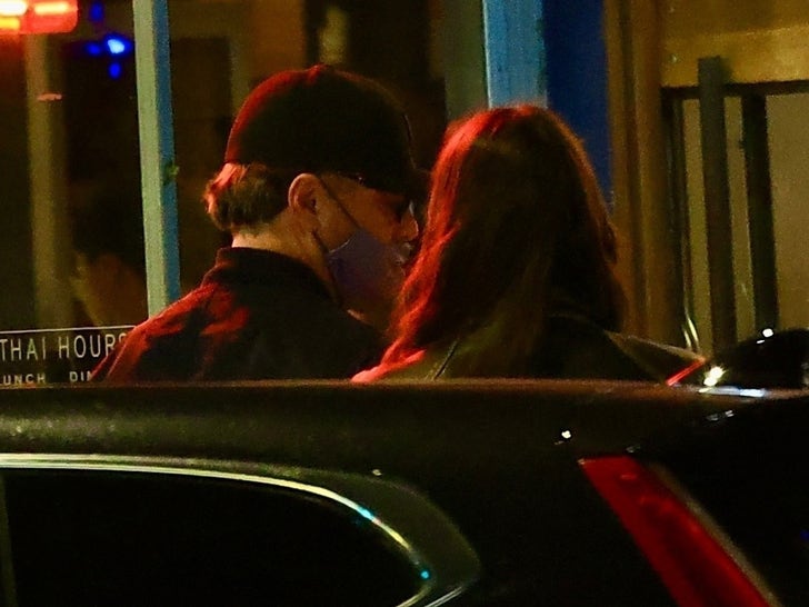 Leonardo DiCaprio and Vittoria Ceretti Have Dinner With Her Family in L.A.