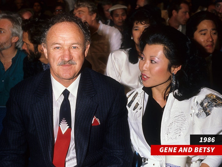 Gene Hackman y su esposa Betsy Arakawa Getty 1