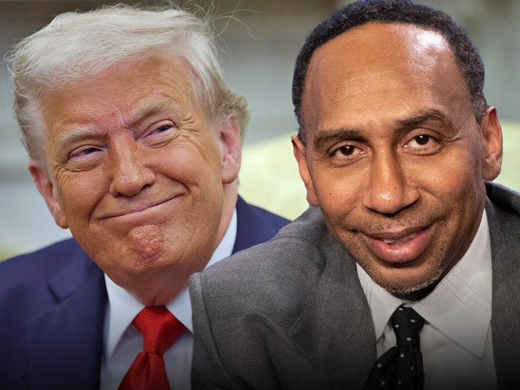 donald trump stephen a smith smile main getty