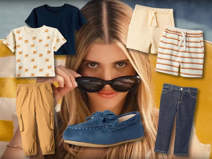 Sofia Richie in addition to her clothing line and boys' clothing available on Amazon