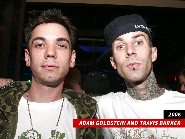 adam goldstein AND travis barker getty 1