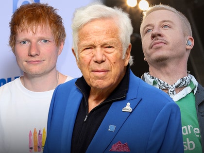ed sheeran robert kraft macklemore getty 1