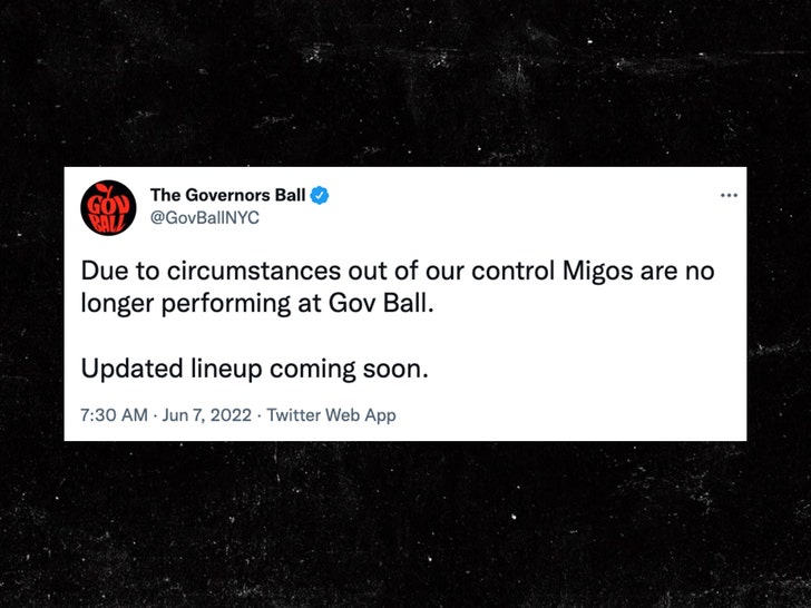 Migos Removed From Governors Ball Festival Lineup, Adding Fuel To