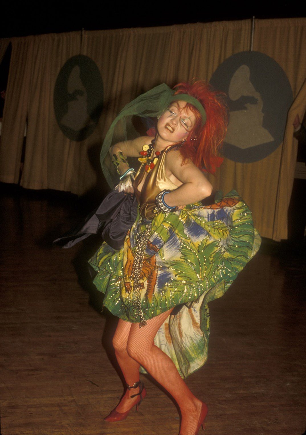 Cyndi Lauper’s Punk Princess Grammys Look 1984