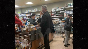 Sylvester Stallone Wards Off Coronavirus with Latex Gloves While Shopping