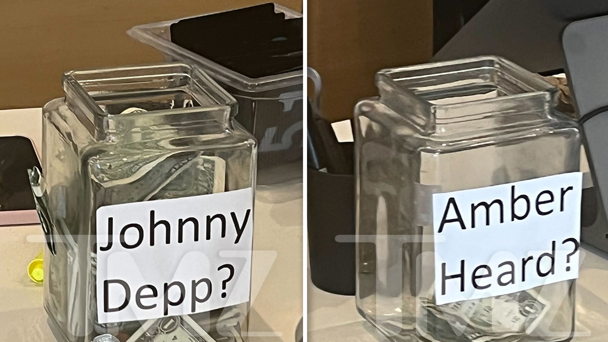 Johnny Depp, Amber Heard Tip Jars at WeHo Cafe Show Who's Winning at Trial