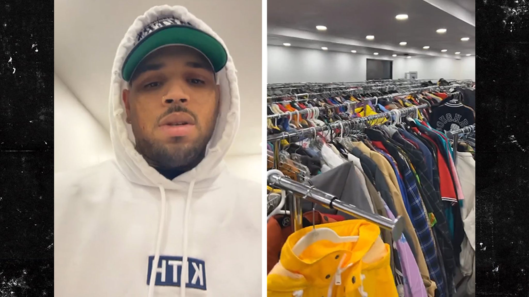 Chris Brown Flaunts Massive Clothing Collection Amid $4M Tax Bill #ChrisBrown