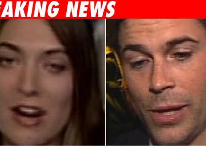 Jessica Gibson and Rob Lowe