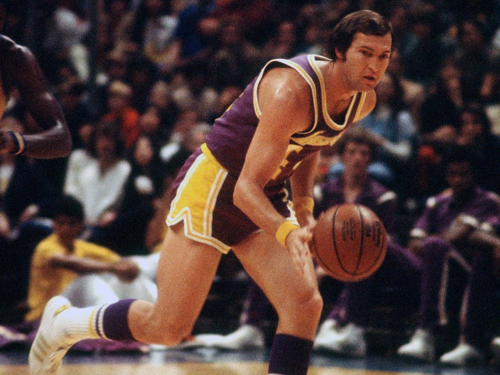 Jerry West On The Court