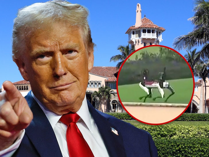 Secret Service Robot Dogs Protect Mar-a-Lago After Trump Win