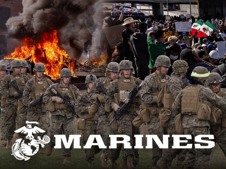 700 Marines Deployed to L.A. After Days of Public Protests Against ICE Raids