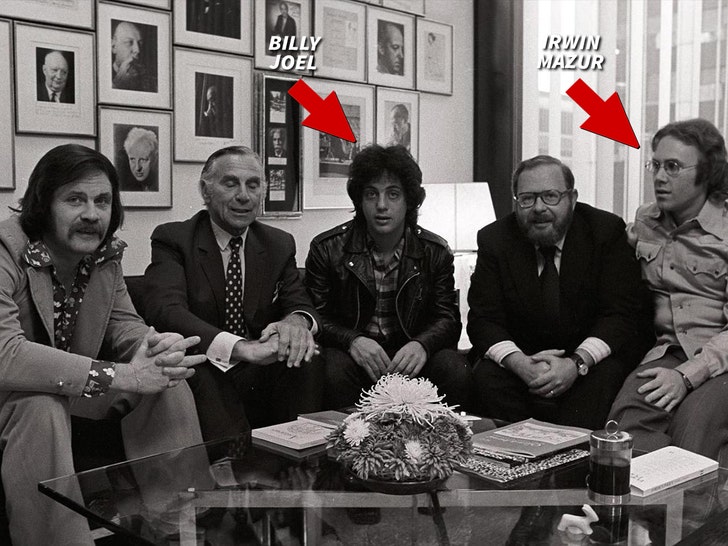 billy joel and Irwin Mazur columbia records 1