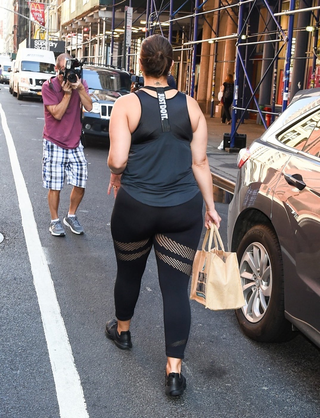 Gym Leggings Ashley Graham Adidas Dress Ashley Graham Flaunts Her