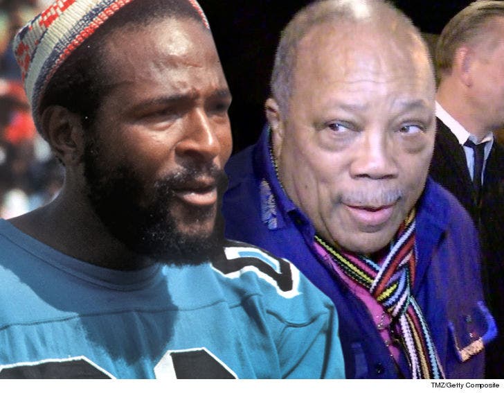 Marvin Gaye's Son Denies Father Got It On With Marlon :: 0420-marvin-gaye-quincy-jones-tmz-getty-5