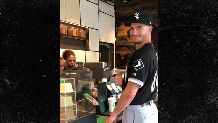 MLB's Dylan Cease Makes Starbucks Run in Full Uniform After Win