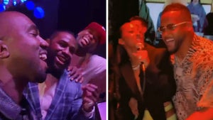 Floyd Mayweather Does Karaoke With Kanye, Aaron Donald, Antonio Brown For Birthday