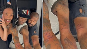 Kanye West, Lil Uzi Vert & Steve Lacy Get Matching Tattoos
