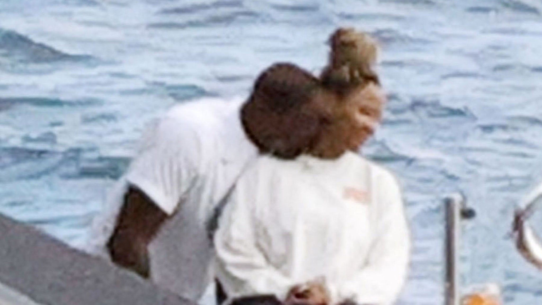 LeBron James Snuggles Savannah On Yacht As Gold Medal Celebration Continues