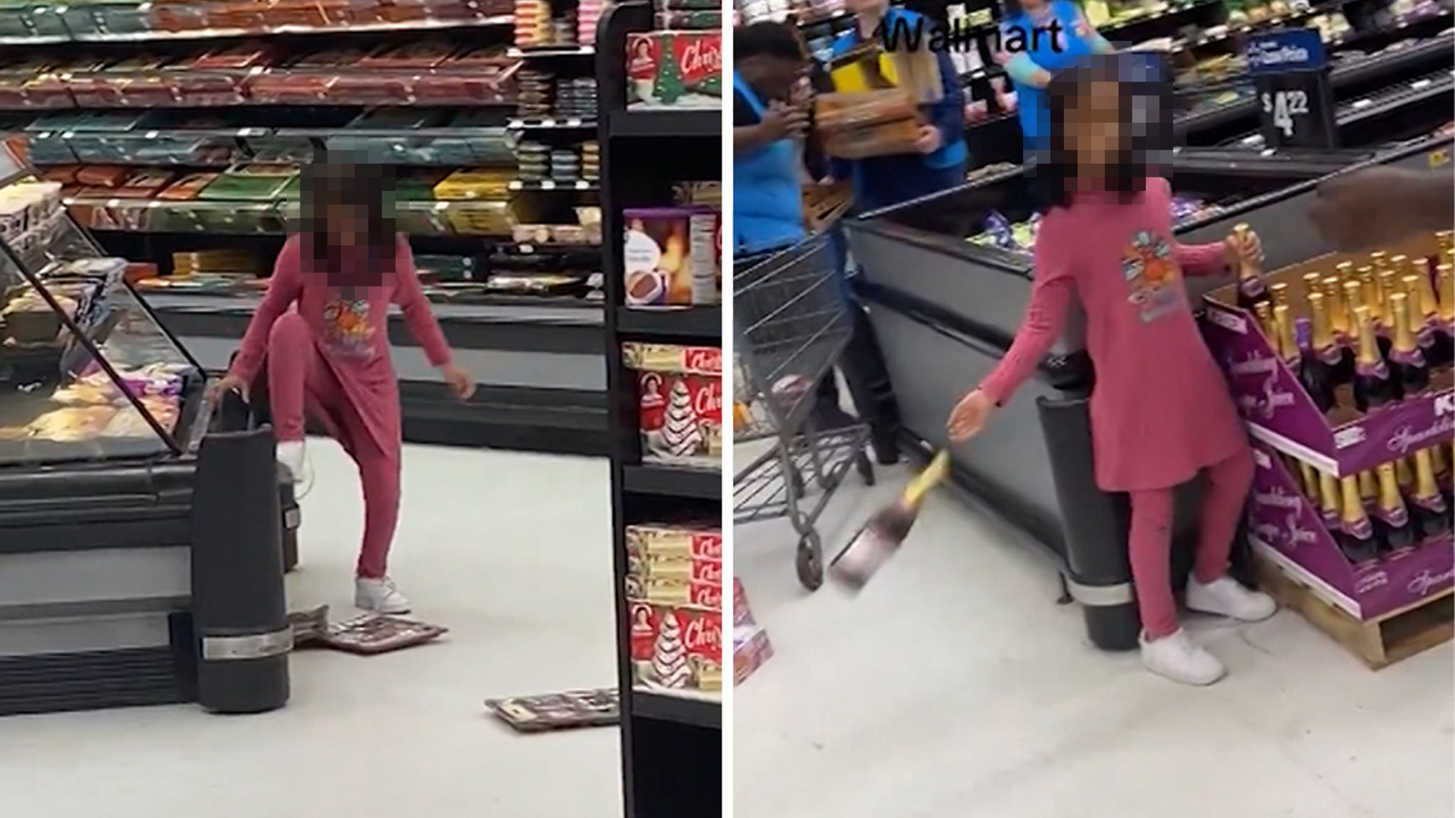 Mom who tried to calm little girl seen throwing Walmart items in viral video reveals what sparked meltdown