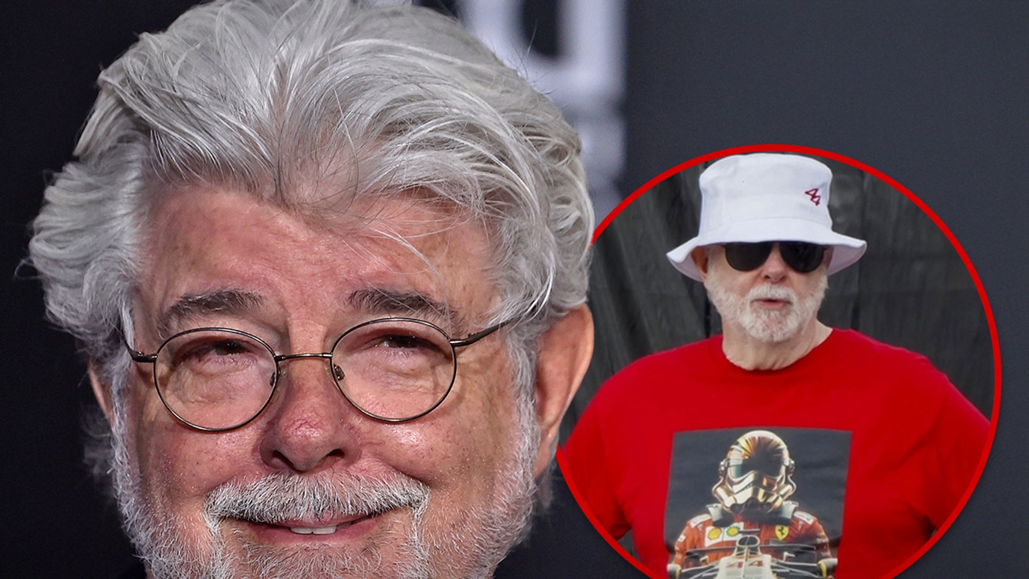 'Star Wars' Director George Lucas Rocks Stormtrooper Tee On St. Barts Vacation