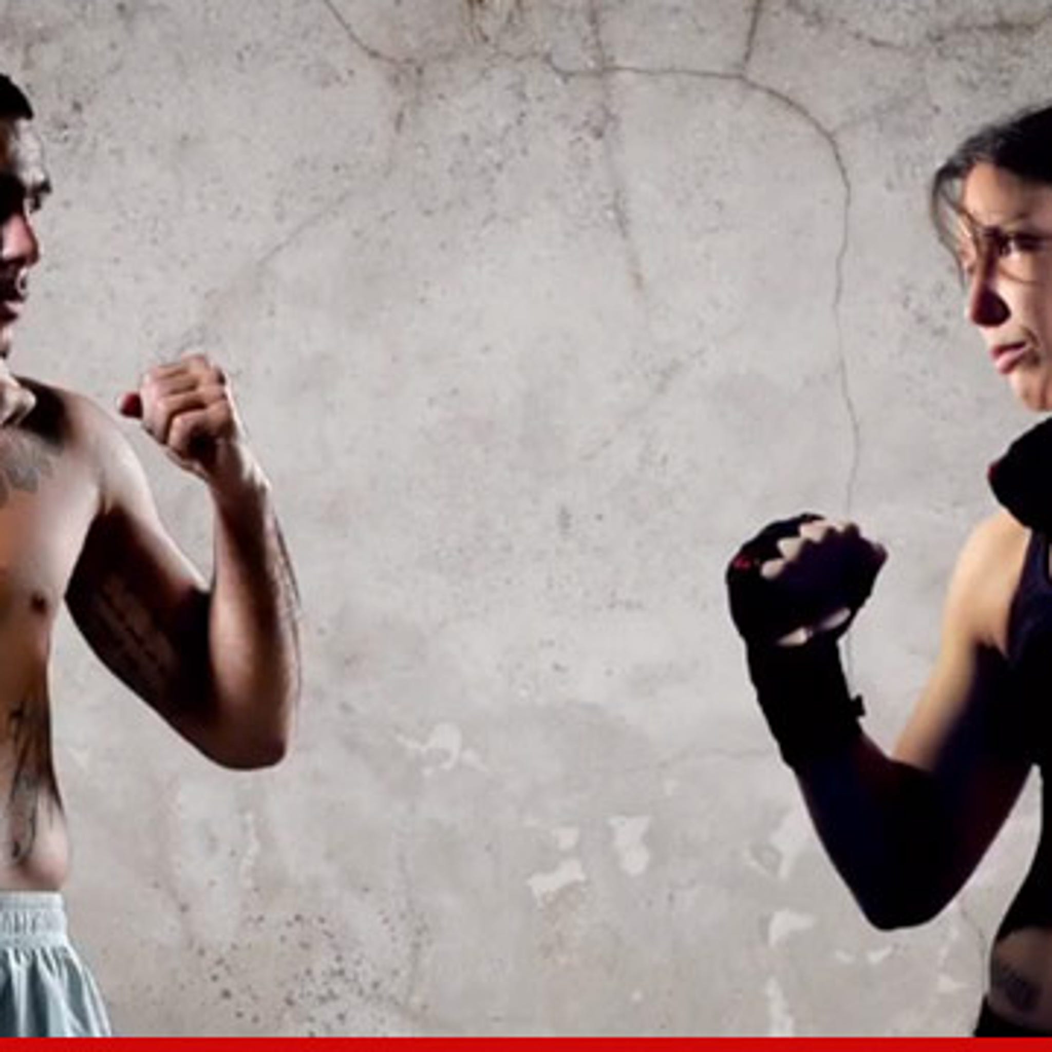 MMA Fight -- Man Versus Woman ... No Elbows, No Knees, No Mercy