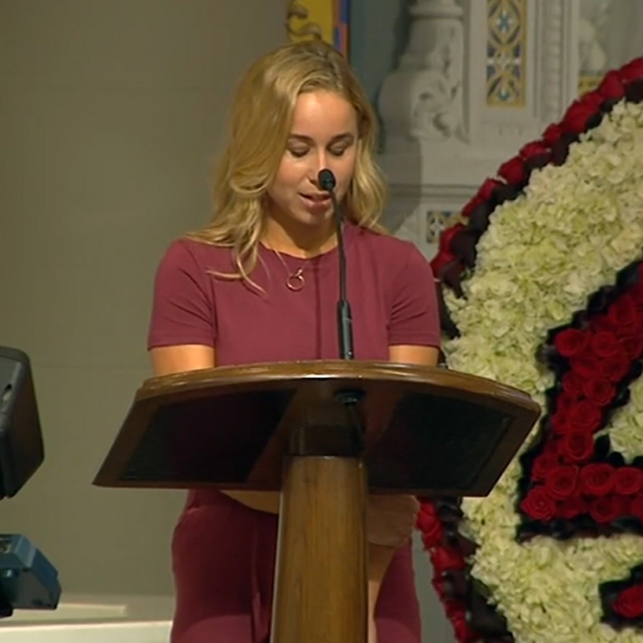 Tyler Skaggs' Wife Gives Emotional Eulogy at Funeral, 'My Forever Soulmate