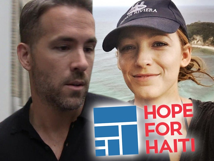 Ryan Reynolds & Blake Lively Donate $10k to Hope for Haiti Quake Relief