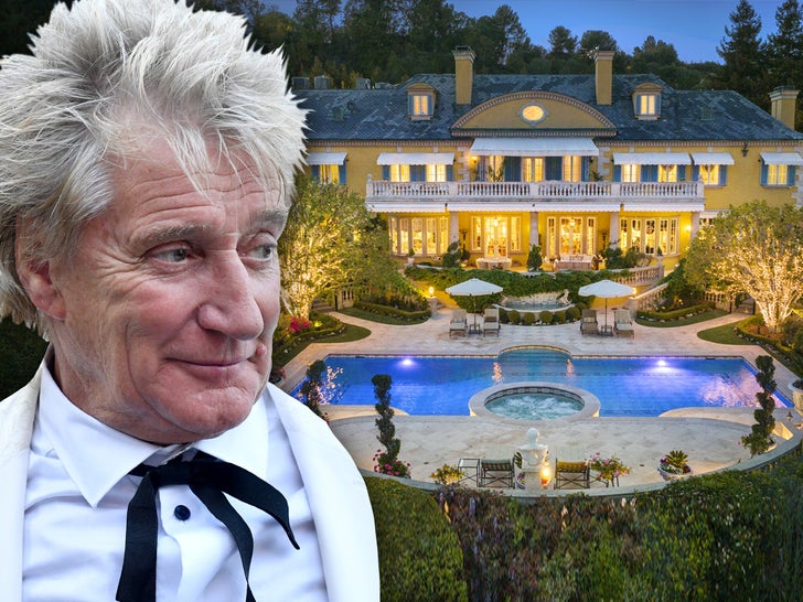 Rod Stewart's Beverly Hills Home