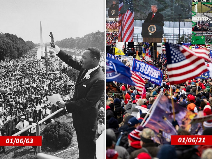 Donald Trump Claims January 6 Crowd Bigger Than MLK's 'I Have a Dream' Speech