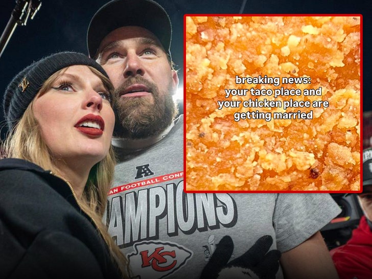 taylor swift and travis kelce taco bell getty insta 1