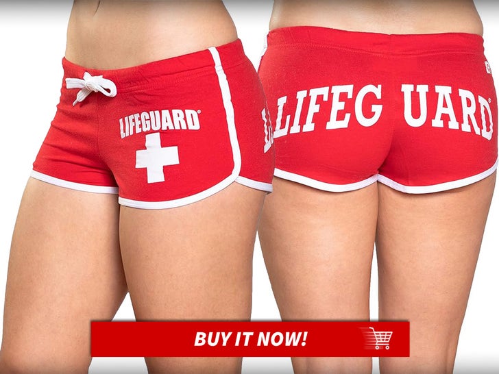 Lifeguard-Licenza-ufficiale-Junior-Ragazze-Hi-Cut-Pantaloncini-Baywatch-Ispirati-Outfit-MAIN