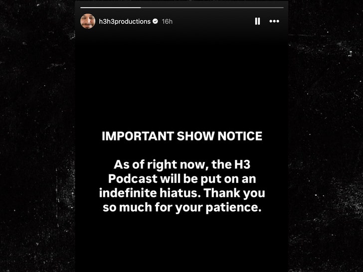 h3 podcast insta story 1