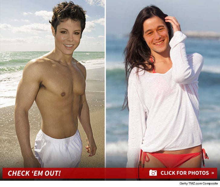 Stars Swappin' Sex -- The Gender Bending Beach Pics!