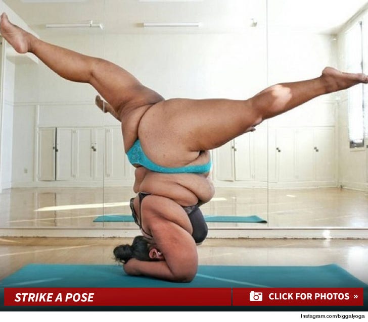 BigGalYoga -- Instagram's Most Flexible Gal