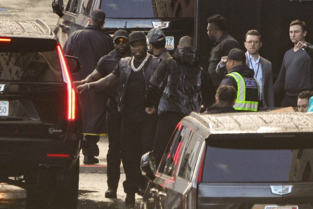 50 Cent Kim Kardashian Set of Eva 5