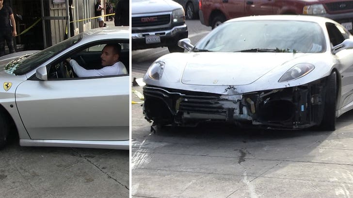 Ferrari Crashes Into Lisa Vanderpump's West Hollywood Restaurant