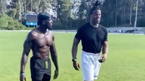Cam Newton Works Out With Mohamed Sanu In L.A., 1st As Patriots!