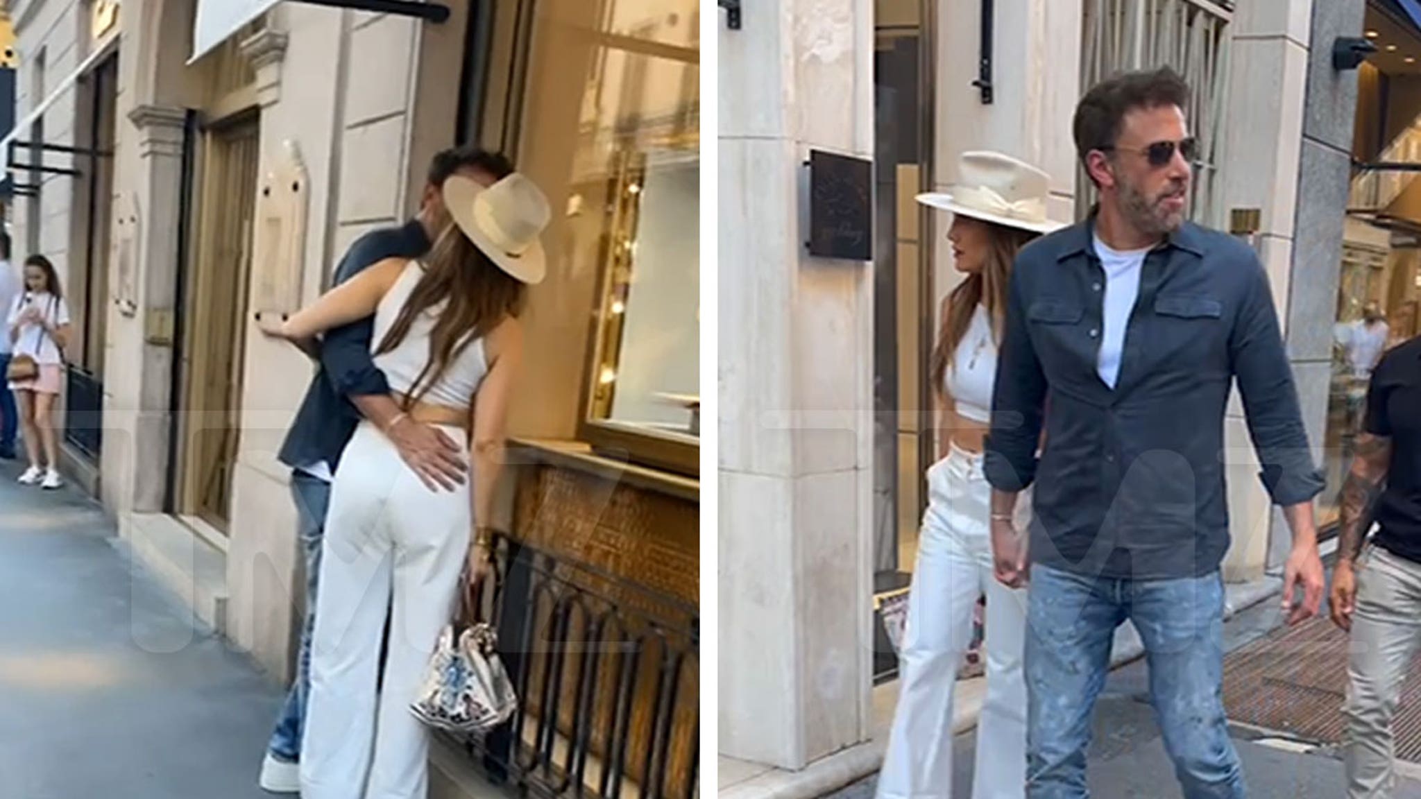 Jennifer Lopez & Ben Affleck Making Out in Milan But They’ve Got Company