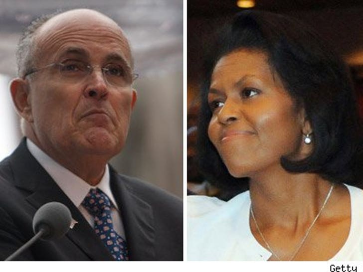 Rudy Giuliani, Michelle Obama