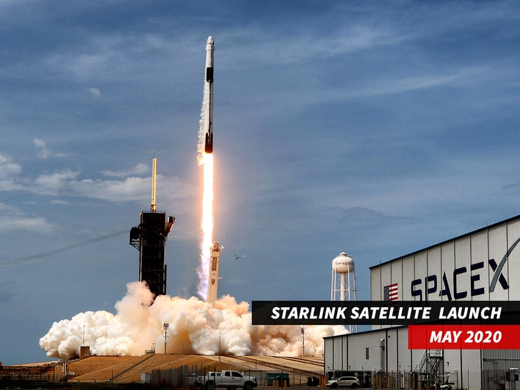 Lancio del satellite Starlink