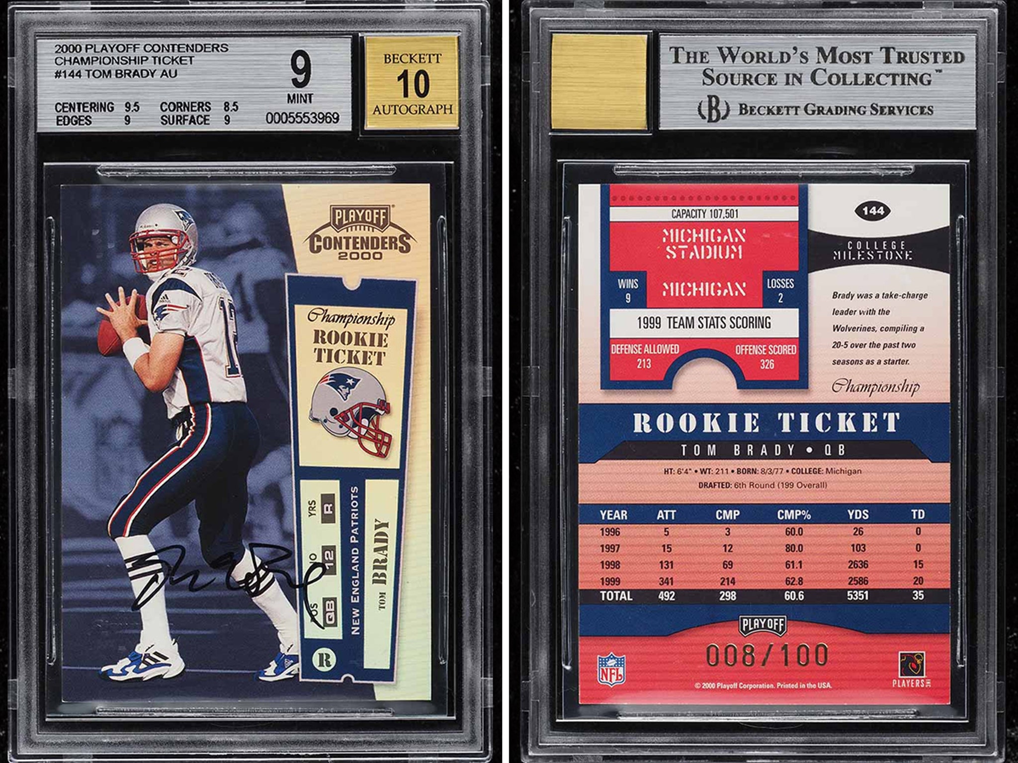 Topps has announced that a Tom Brady baseball card will be produced this  year. —