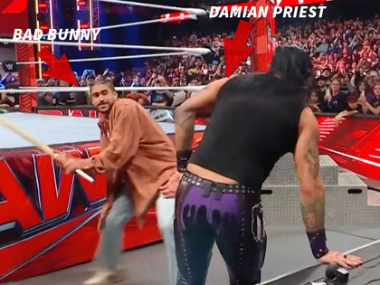 bad bunny, damian on wwe