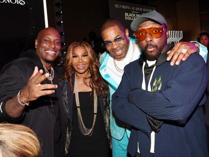 Tyrese, Mona Scott, Busta Rhymes and Will.I.Am