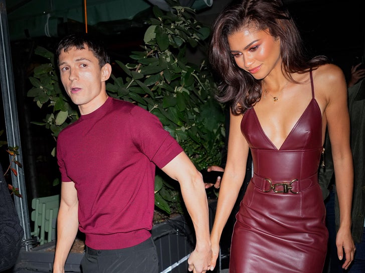 Tom Holland and Zendaya Holding Hands Exiting NYC Party Together