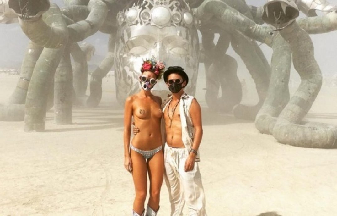Elle Evans and Matt Bellamy