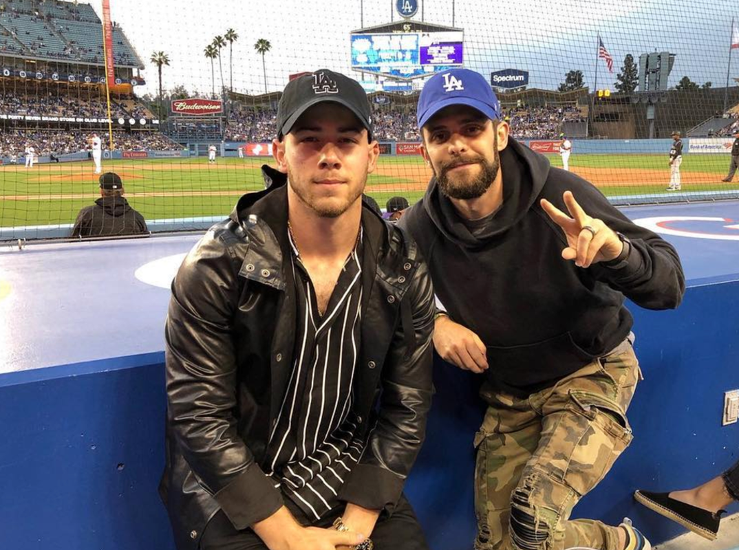 Nick Jonas and Thomas Rhett